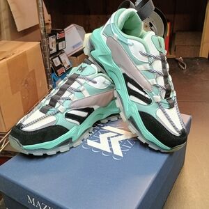 Mazino Mint and Black Men's Sneakers